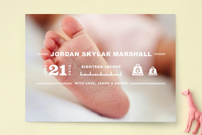 Minted.com's Birth Announcements
