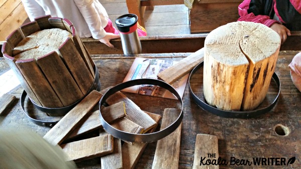 Making barrels at Fort Langley National Historic Site in BC