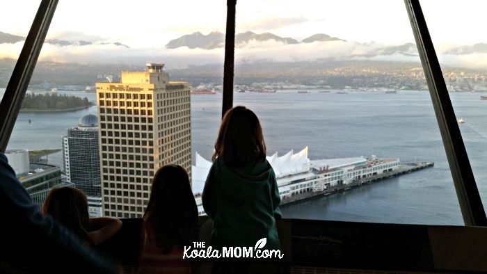 Looking at Canada Place from the Vancouver Lookout