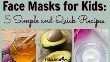 Face Masks for Kids: 5 Simple and Quick Recipes to have a diy spa day with your child! These easy facials are fun to make with your daughter.