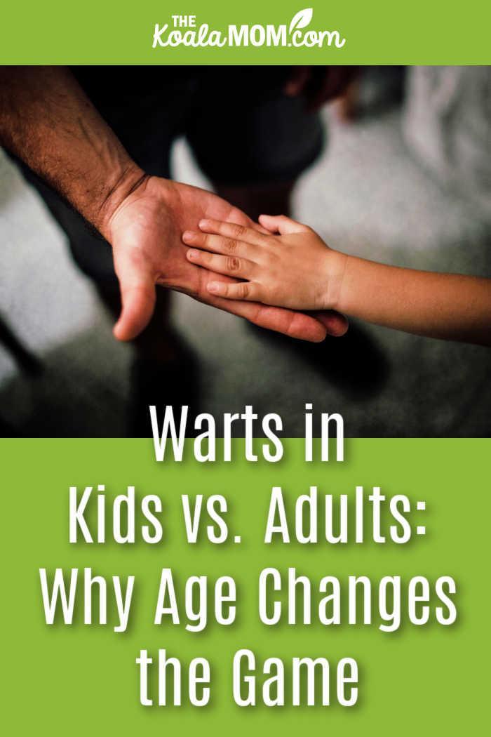 Warts in Kids vs. Adults: Why Age Changes the Game. Photo of child's hand in adult's hand by Juan Pablo Serrano via Pexels.