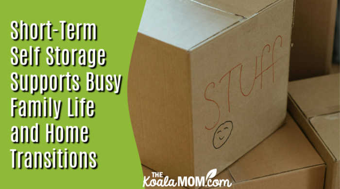 Short-Term Self Storage Supports Busy Family Life and Home Transitions. Photo of a box labeled "stuff" by cottonbro studio via Pexels.